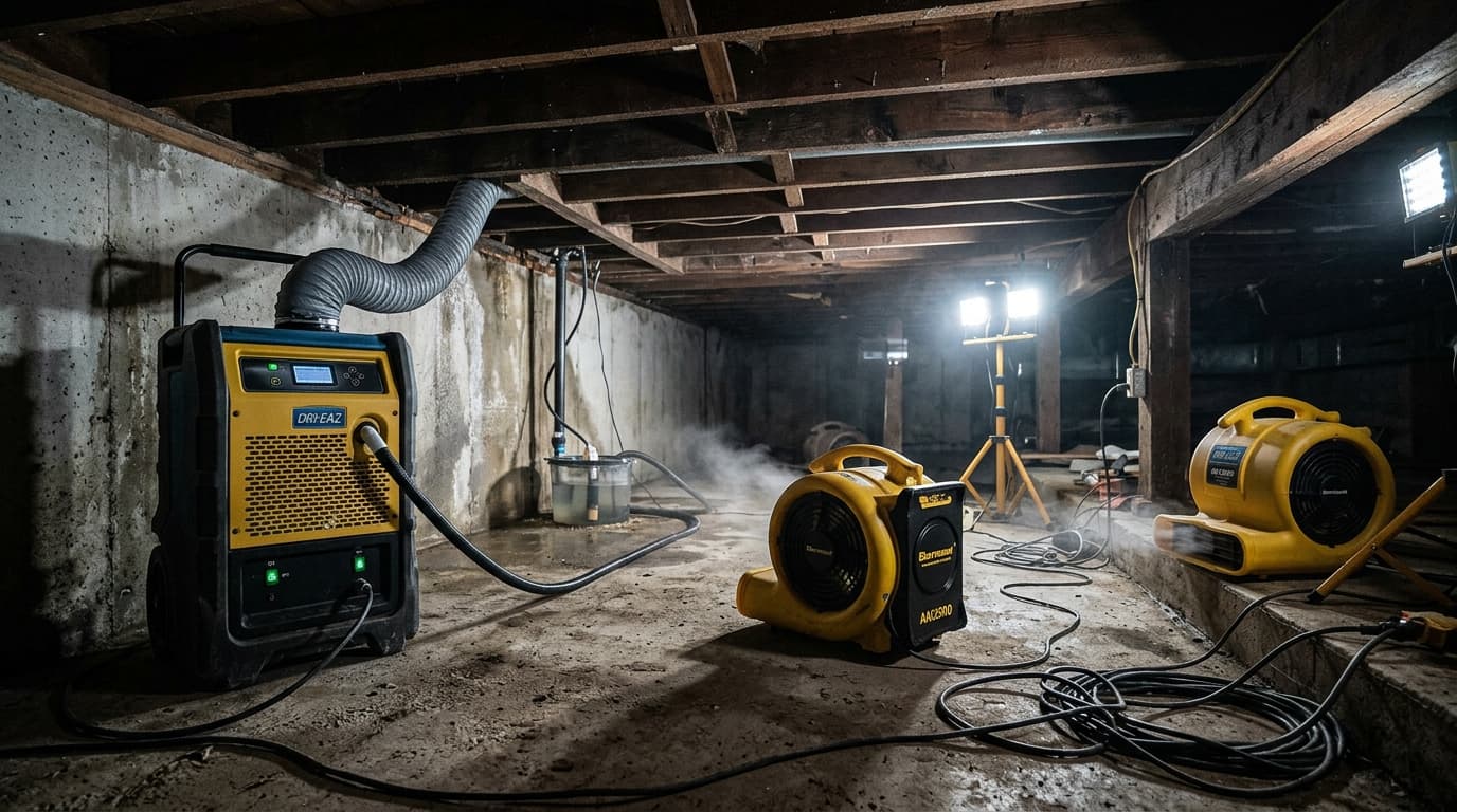 Basement & Sub-Grade Water Removal Techniques for Desert Properties