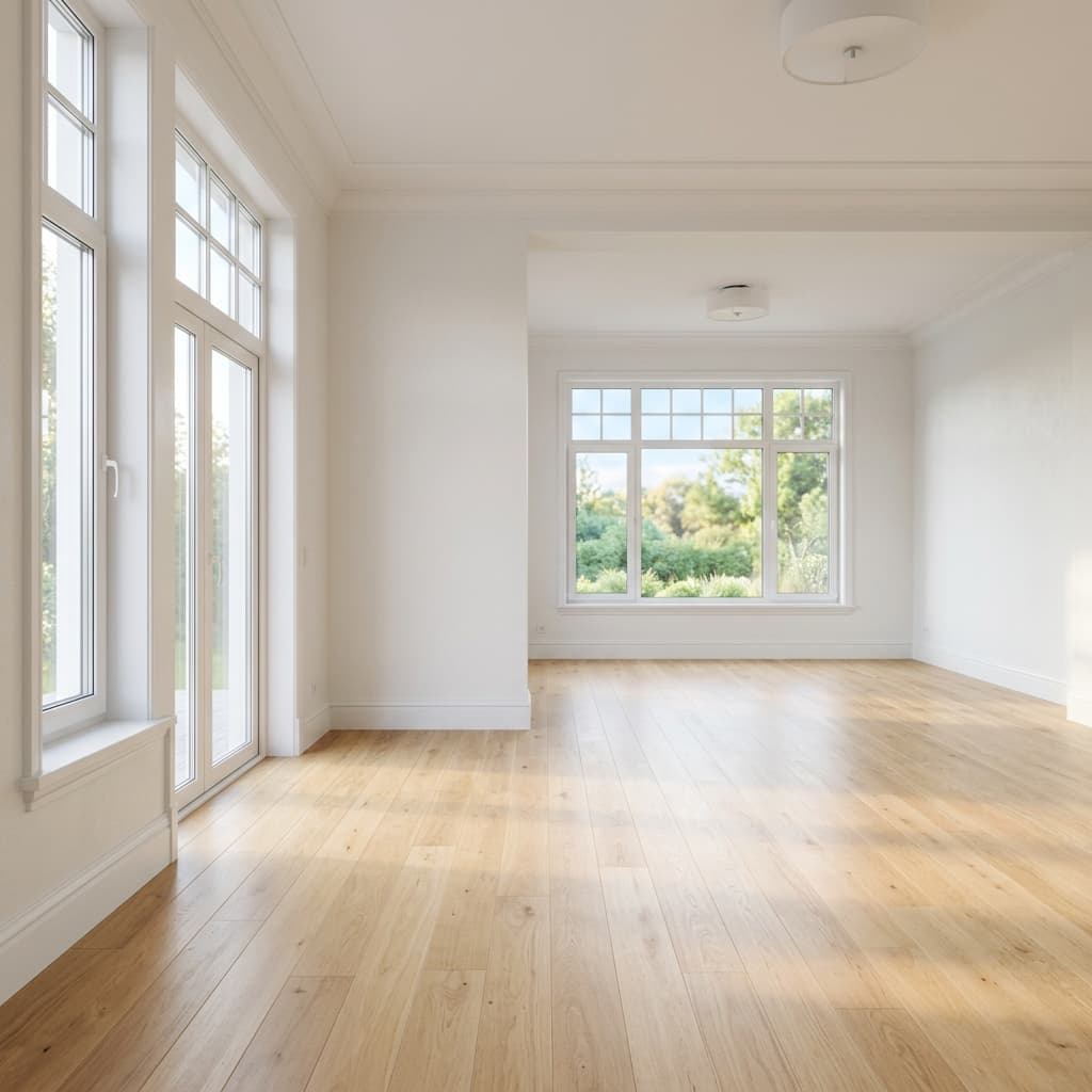 Pristine restored home interior